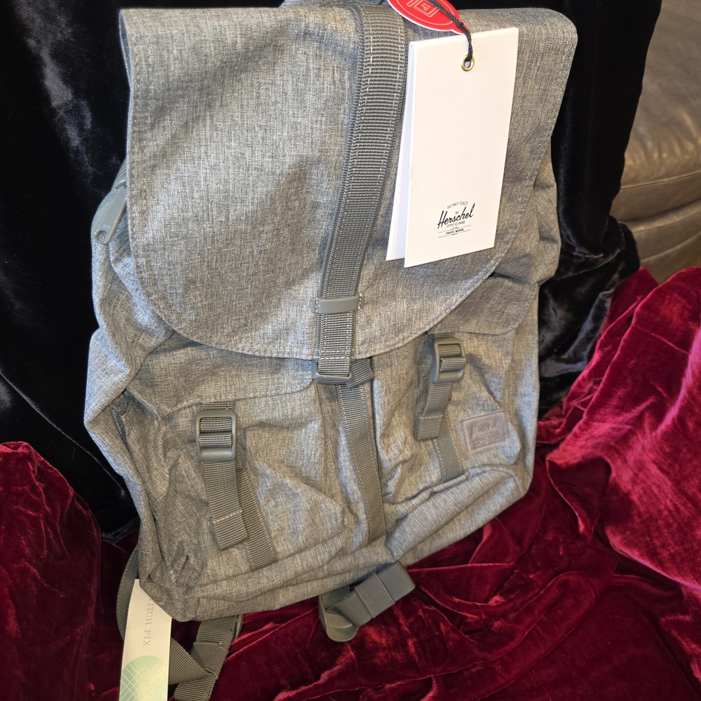 Herschel Supply Co Dawson LT Backpack Dark Grey 20.5L Laptop NWT